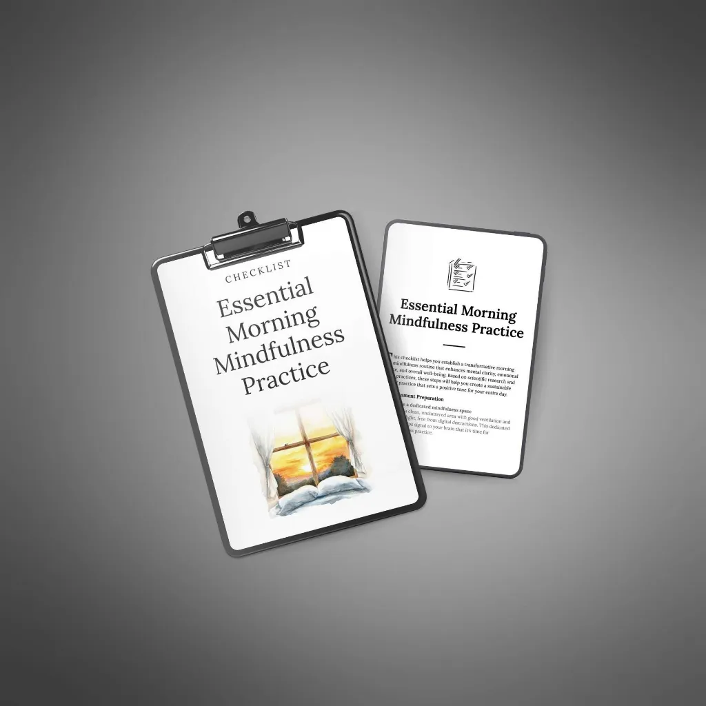 Essential Morning Mindfulness Practice - Checklist2.webp