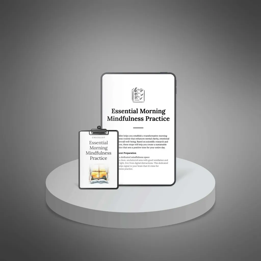 Essential Morning Mindfulness Practice - Checklist3.webp