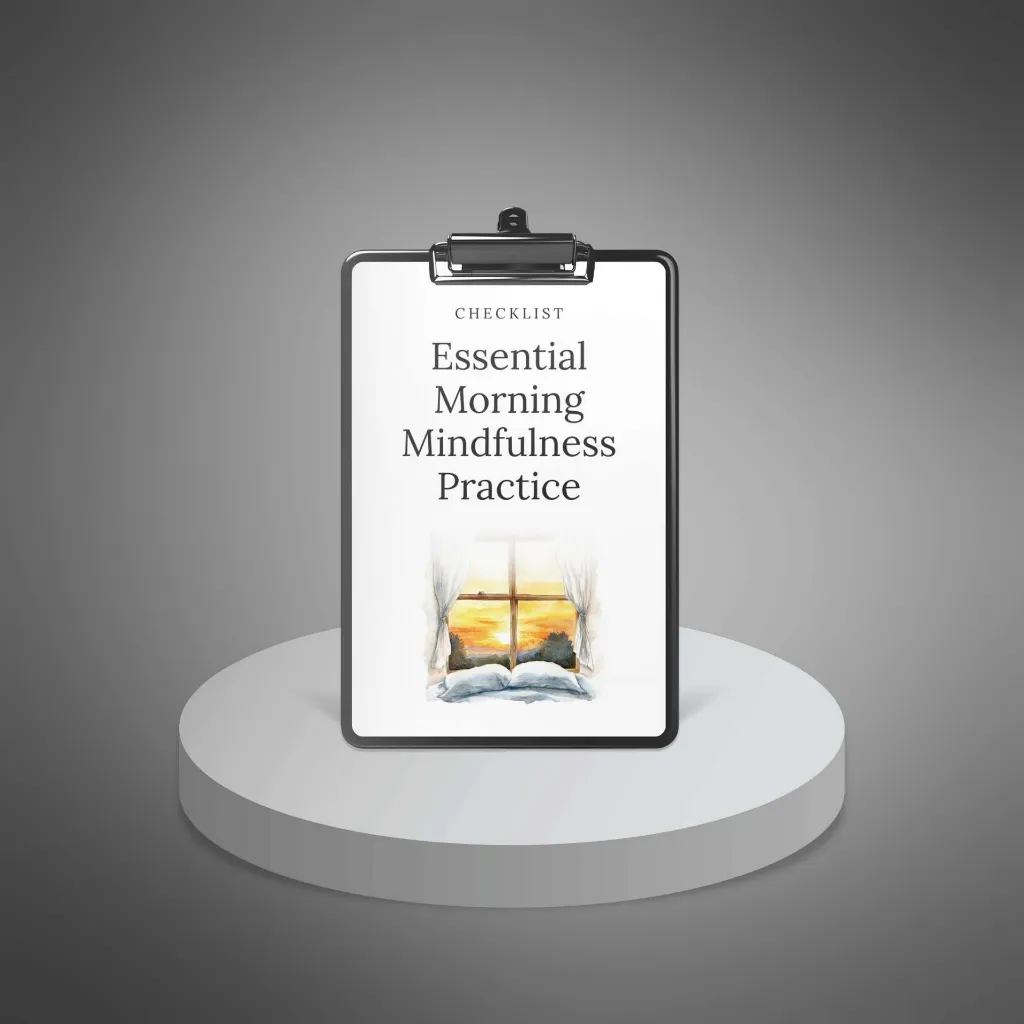 Essential Morning Mindfulness Practice - Checklist1.webp