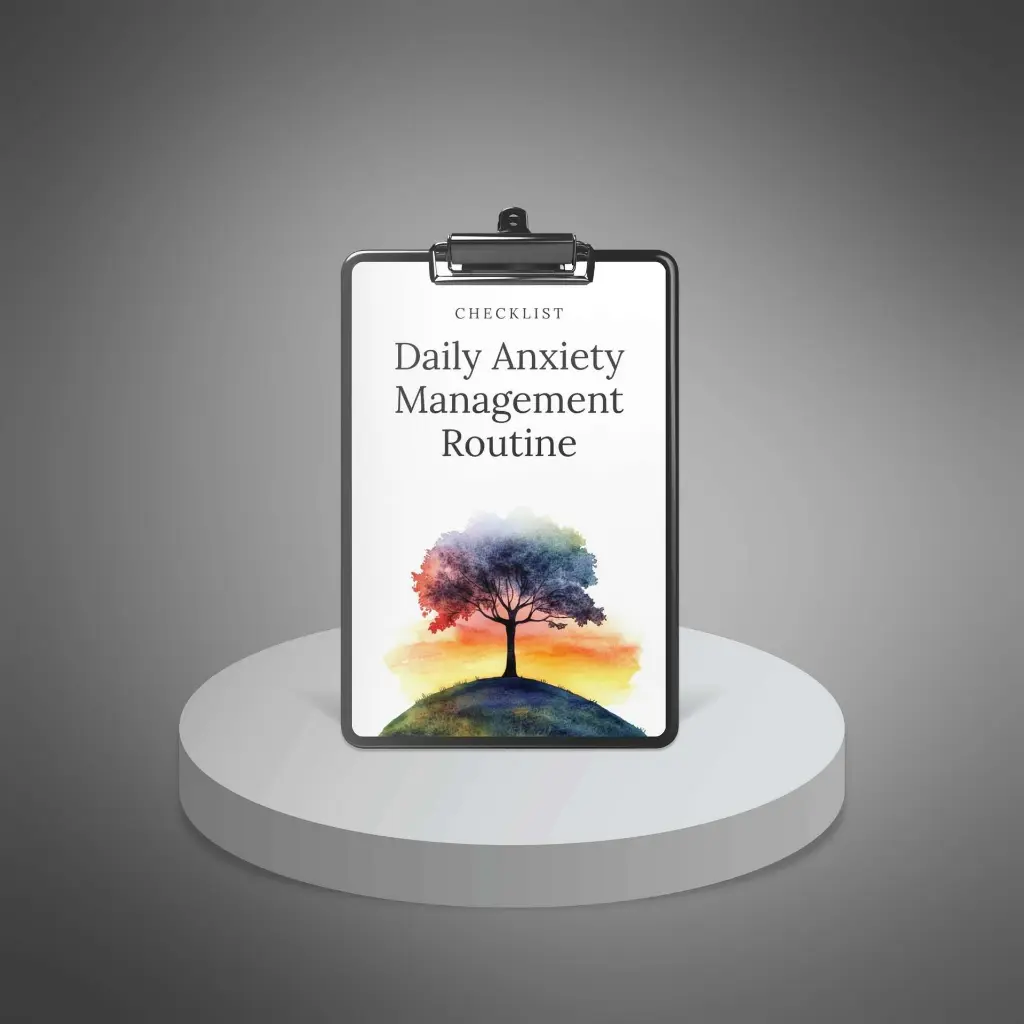 Daily Anxiety Management Routine - Checklist1.webp