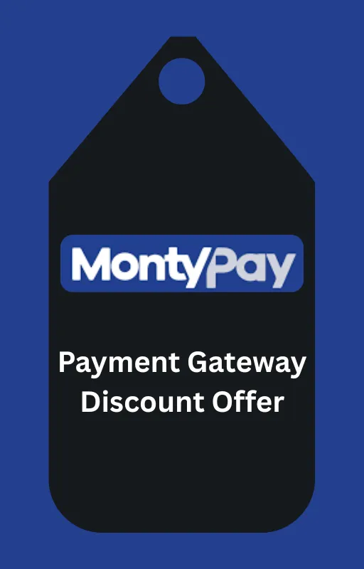 Monty Pay Payment Gateway Discount Offer